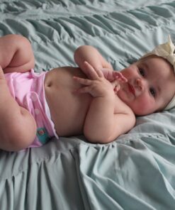 ALVABABY Baby Cloth Diapers 6 Pack with 12 Inserts Adjustable Washable and Reusable Pocket Diapers for Baby Girls 6BM88 Pure Color88 24 81XFMfzxdfL