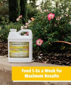 Humboldts Secret Golden Tree: Best Plant Food for Plants & Trees - All-in-One Concentrated Additive - Vegetables, Flowers, Fruits, Lawns, Roses, Tomatoes & More (8 Ounce) 8 Ounce 20 81XFe5 OhkL 3