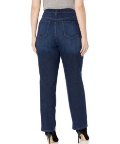 Bandolino Women's Plus Size Mandie Signature Fit 5 High Rise Jean 20 Short Greenwich 6 81XGagR02oL 1