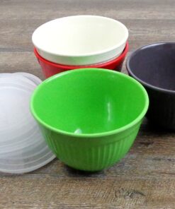 Natural Home Molded Bamboo Storage Bowls with Lids 5 81XJvHA0A2L