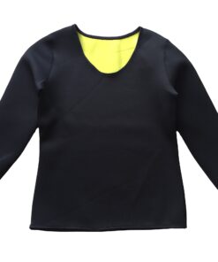 ValentinA Hot Thermo Slimming Long Shirt Workout Sweat Sauna Suit Neoprene Bodysuit Weight Loss Fat Burner for Women S-5XL XXL = US Size L 24 81XKTGBTveL