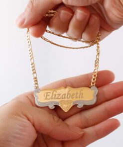 ProLuckis Handmade Personalized Name Jewelry Necklace 18k Gold Plated-Custom Made Any Name Style 5 11 81XLAUGMKBL