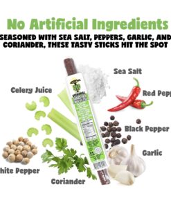 Original, Sogo Snacks, No Sugar, 100% Grass-fed & Grass-finished, Non-GMO Beef Sticks. No Added Nitrates, Gluten, Soy, MSG, Dairy, Nuts. Keto, Whole, Paleo Friendly (Original, 1-oz, 24 Count) Original - Grass Fed Beef 1 Ounce (Pack of 24) 17 81XLPHCT5CL 1