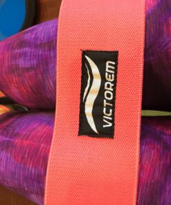 Victorem Resistance Hip Booty Bands Set - Fabric Bands for Glutes and Legs Exercise - with Digital Workout Guide Sky Blue, Pink, Mint 36 81XLrZVnw8L