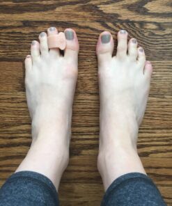 ZenToes Gel Toe Separators for Overlapping Toes, Bunions, Big Toe Alignment, Corrector and Spacer - 4 Pack (Beige) Beige 41 81XLvJtQ8wL