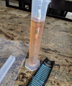 Chefast Triple-Scale Hydrometer Kit with Plastic Test Jar for Wine, Beer, Mead and Kombucha - Alcohol Tester, Hydrometer Alcohol, ABV, Brix and Gravity Tester - Home Brewing Supplies, 0-200 Proof Hydrometer with Plastic Cylinder Test Jar 23 81XMwamG5VL