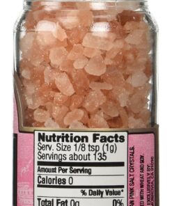 Trader Joe's Himalayan Pink Salt Crystals with Built in Grinder 4.5 Oz, (2-Pack) 9 81XNvtB63IL