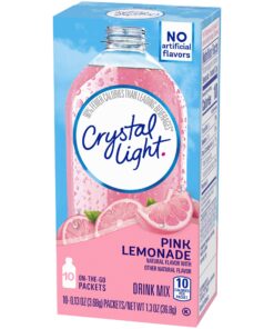 Crystal Light Pink Lemonade Drink Mix (120 On-The-Go Packets, 12 Packs Of 10) 10 Count (Pack of 12) 17 81XP40roa0L