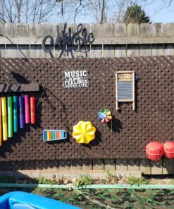 Swing-N-Slide NE 4895 Outdoor Rhythm Band Swing Set Music Play Kit (Pack of 3), Multi-Colored 18 81XQRzv6HVL