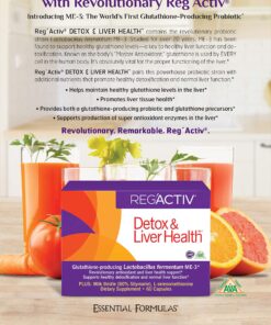 REG'ACTIV Detox & Liver Health, 60 Capsules, with Glutathione-producing Lactobacillus fermentum ME-3 9 81XRULDyaL