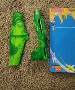 Foam Airplanes - Kids Stocking Stuffers for Kids All Ages 4 5 6 7 8 9 10 11 - Best Toy Gift Boy Stocking Stuffer Gifts Party Favors - Easter Basket for Kids - EVA Foam Air Plane Gift Idea for Kids Green 18 81XRfzJ62L