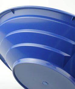 SE 12 Inch Gold Panning Pan - Dual Riffles for Easier Mining and Prospecting, Blue 12" 10 81XSFZWBEBL