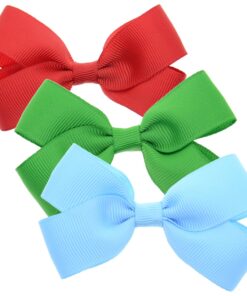 40pcs Toddler Girls Ribbon Bows for Hair (3 Inch Bow Bulk Pack) (20 pairs toddler bows) 20 Pairs 3 inch Hair Bows 28 81XSS5zknYL