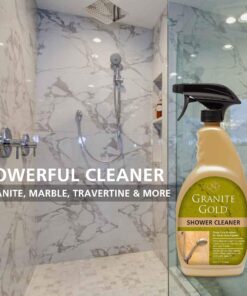 Granite Gold Shower Cleaner Spray for Quartz, Granite, Marble, Ceramic, and Other Stone Tub Surfaces, Made in the USA, 24 Ounces, Gold 10 81XSZ1qpa6L