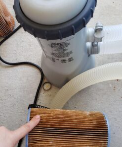 INTEX C1000 Krystal Clear Cartridge Filter Pump for Above Ground Pools: 1000 GPH Flow Rate – Improved Circulation and Filtration Easy Installation Water Clarity Easy-to-Clean 1,000 Gallons Per Hour 21 81XSfrZR4AL