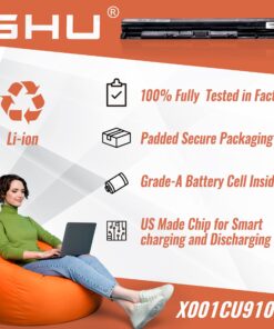 GHU New 40 Wh Replacement Battery for M5Y1K HD4J0 Compatible with Dell Inspiron 15 5000 3000 Laptop 3551 3552 3567 5458 5551 5555 5559 5758 5558 5559 5758 14 3451 3452 3458 17 5755 5759 6VFVM 1KFH3 14 81XTKdtowCL
