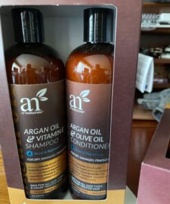 artnaturals Moroccan Argan Oil Hair Loss Shampoo & Conditioner Set - (2 x 16 Fl Oz / 473ml) - Sulfate Free Hair Regrowth - Treatment for Hair Loss, Thinning Hair & Hair Growth, Men & Women 16 Fl Oz (Pack of 2) 31 81XU6WDj8pL 1