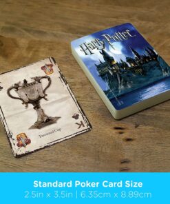 Alternative view of AQUARIUS Harry Potter Playing Cards - HP Themed Deck of Cards for Your Favorite Card Games - Officially Licensed Harry Potter Merchandise & Collectibles