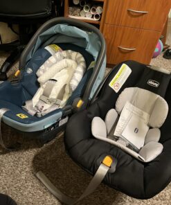 Chicco Bravo 3-in-1 Trio Travel System, Quick-Fold Stroller with KeyFit 30 Infant Car Seat and base | Camden/Black 41 81XYIewePHL