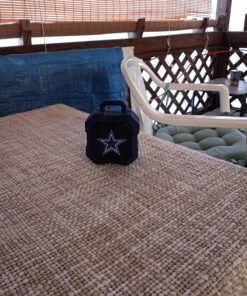 SOAR NFL Shockbox LED Wireless Bluetooth Speaker - Water Resistant IPX4, 5.0 Bluetooth with Over 5 Hours of Play Time - Small Portable Speaker - Officially Licensed NFL, Perfect Home & Outdoor Speaker Dallas Cowboys One Size Team Color 18 81XZUF3OjML