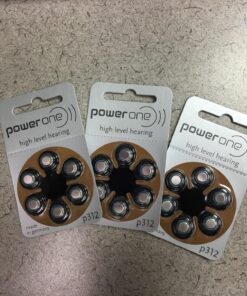 Power One Zinc p312 hearing aid battery,60 pcs pack 36 81XaOI9xE1L