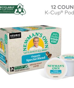 Newman's Own Organics Keurig Single-Serve K-Cup Pods Newman's Special Blend Medium Roast Coffee, 72 Count 12 Count (Pack of 6) 24 81XaRh9aLsL