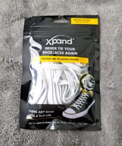 Xpand No Tie Shoelaces System with Elastic Laces - One Size Fits All Adult and Kids Shoes White 35 81Xaez8uFBL