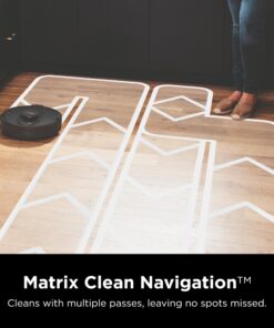 Shark AV2501S AI Ultra Robot Vacuum, with Matrix Clean, Home Mapping, 30-Day Capacity HEPA Bagless Self Empty Base, Perfect for Pet Hair, Wifi, Dark Grey 30 Day Capacity 31 81XdPzAuxgL