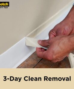 Scotch Contractor Grade Masking Tape, Tan, Tape for General Use, Multi-Surface Adhesive Tape, 0.94 Inches x 60.1 Yards, 6 Rolls 0.94" Width 26 81XeAukwvmL