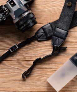 TARION Camera Shoulder Neck Strap Vintage Belt for All DSLR Camera Nikon Canon Sony Pentax Classic White and Black Weave (Upgraded Version) Gray (Upgraded Version) Gray (Upgraded Version) 32 81XfLrG0TGL