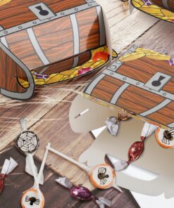 Adorox 12 Treasure Chest Treat Boxes Pirate Birthday Party Favor Goodies 18 81XfcKbEAL