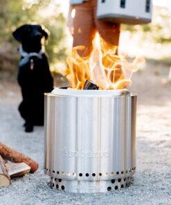 Solo Stove Ranger with Stand Portable Outdoor Fire Pit Stainless Steel Firepot for Wood Burning and Low Smoke Great Fire Pits for Outside | 15x12.5 Inch Outside Fire Pit w/o Removable Ash Pan & Base Plate 21 81XfyazGhpL