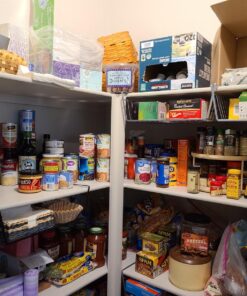 Deco Brothers Stackable Cabinet Shelf Organizer, 2 Pack, Chrome 32 81XicQSIDL