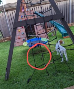 Swing N Slide WS 4481 Climbing Cargo Net for Kids Outdoor Play Sets, Jungle Gyms, SwingSets & Ninja Warrior Style Obstacle Courses (NE 4481-1) 25 81XidpuLaL