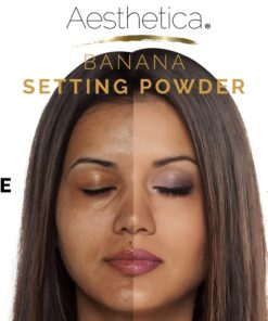 Aesthetica Banana Loose Setting Powder - Flash Friendly Superior Matte Finish Highlighter & Finishing Powder - Includes Velour Puff 36 81XjpEIa7ZL 2