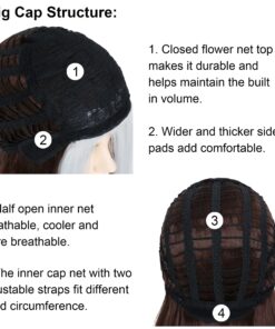 Miss U Hair Long Wavy Women Brown Silver Party Hair Halloween Costume Cosplay Wig 18 81Xjs6elgbL