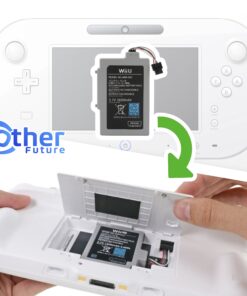 Other Future Wii U Gamepad Battery Pack 3600 mAh Aftermarket Rechargeable Replacement 8 81XknDrhzRL