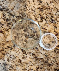 ZENS Airtight Glass Jar Container,15 Fluid Ounce Clear Glass Canister with Lid, Food Storage Jars for Kitchen Spice or Loose Tea,450ml 02-15oz*1 39 81XlAKoh0YL