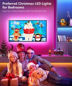 Nexillumi 100 ft LED Lights for Bedroom with Remote Color Changing LED Strip Lights 100FT 22 81XlalslZDL