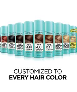 L'Oreal Paris Magic Root Cover Up Gray Concealer Spray Medium Brown 4 oz (2 pack) 2 Count (Pack of 1) 18 81XlpBAveFL