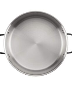 KitchenAid 5-Ply Clad Stainless Steel Cookware Pots and Pans Set, 10 Piece, Polished Stainless 23 81XmKzYEqiL