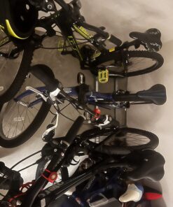 Hromee Bike Floor Parking 1-6 Rack Adjustable Bicycle Storage Organizer Stand for Garage, Silver 34 81XmmMy7tL