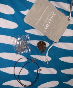 JOYA GIFT Charm Handmade Natural Conch Fossil Ammonite By Silver Wrapped Pendant Necklace (1 PCE). 47 81Xne48kL4L