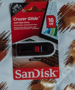 SanDisk 16GB Cruzer Glide USB 2.0 Flash Drive - SDCZ60-016G-B35 1 Count (Pack of 1) 45 81XoEd1sX1L