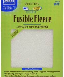 Pellon White Fusible Fleece 22" x 36" Packages, Pack 1 1 Count (Pack of 1) 8 81XpYktNZL