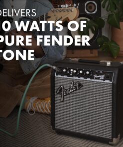 Fender Frontman 10G Guitar Amp, 10 Watts, with 2-Year Warranty, 6 Inch Fender Special Design Speaker, 5.75Dx10.25Wx11H Inches 16 81Xq7gSQrKL
