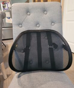 kingphenix Lumbar Support (2 Pack) with Breathable Mesh, Suit for Car, Office Chair Mesh - Black 50 81Xsm3ONuqL