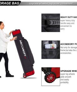 ABCCANOPY Ez Pop up Canopy Tent with Awning and Sidewalls 10x10 Market -Series, Grey Gray 10 81XthAvh2OL