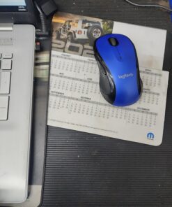 Logitech M510 Wireless Computer Mouse – Comfortable Shape with USB Unifying Receiver, with Back/Forward Buttons and Side-to-Side Scrolling, Blue Dark Blue 42 81XwrqPCYTL