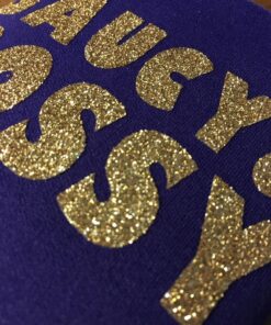 Cricut Glitter Iron On Vinyl Sheets, 12" x 19", DIY Supplies, HTV Rolls - Gold 12" x 19" 36 81XxZIIDL